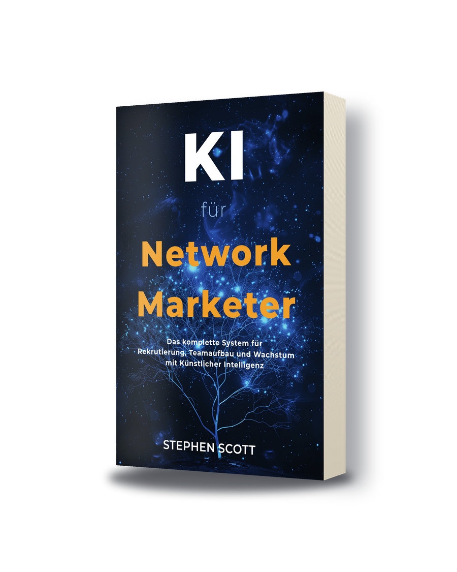 KI für Network Marketer — 3D-Cover