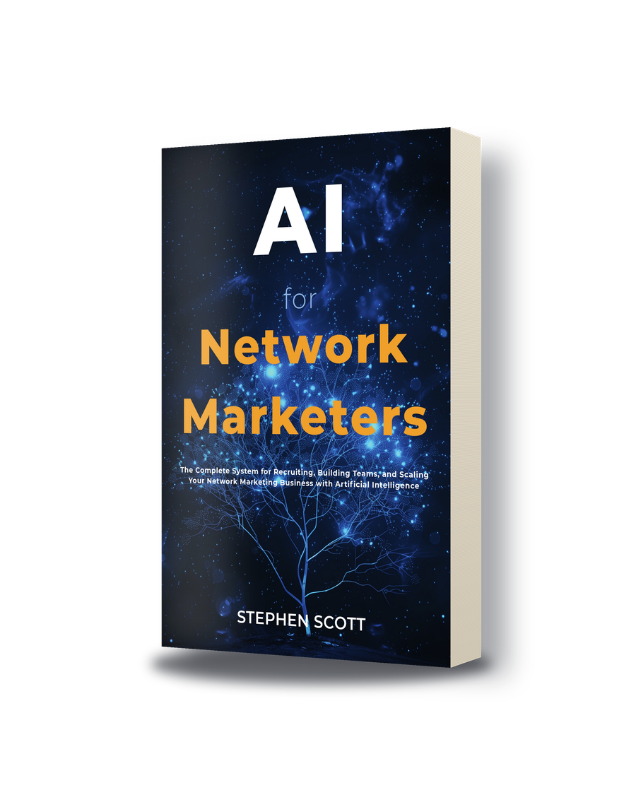 AI for Network Marketers — 3D book cover
